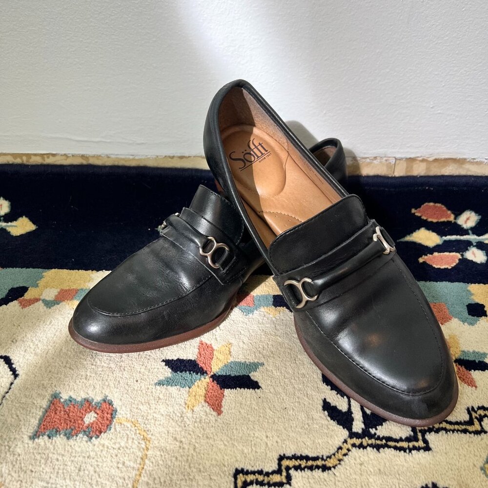 🐎 Black Leather Horse-bit Loafers 🐎